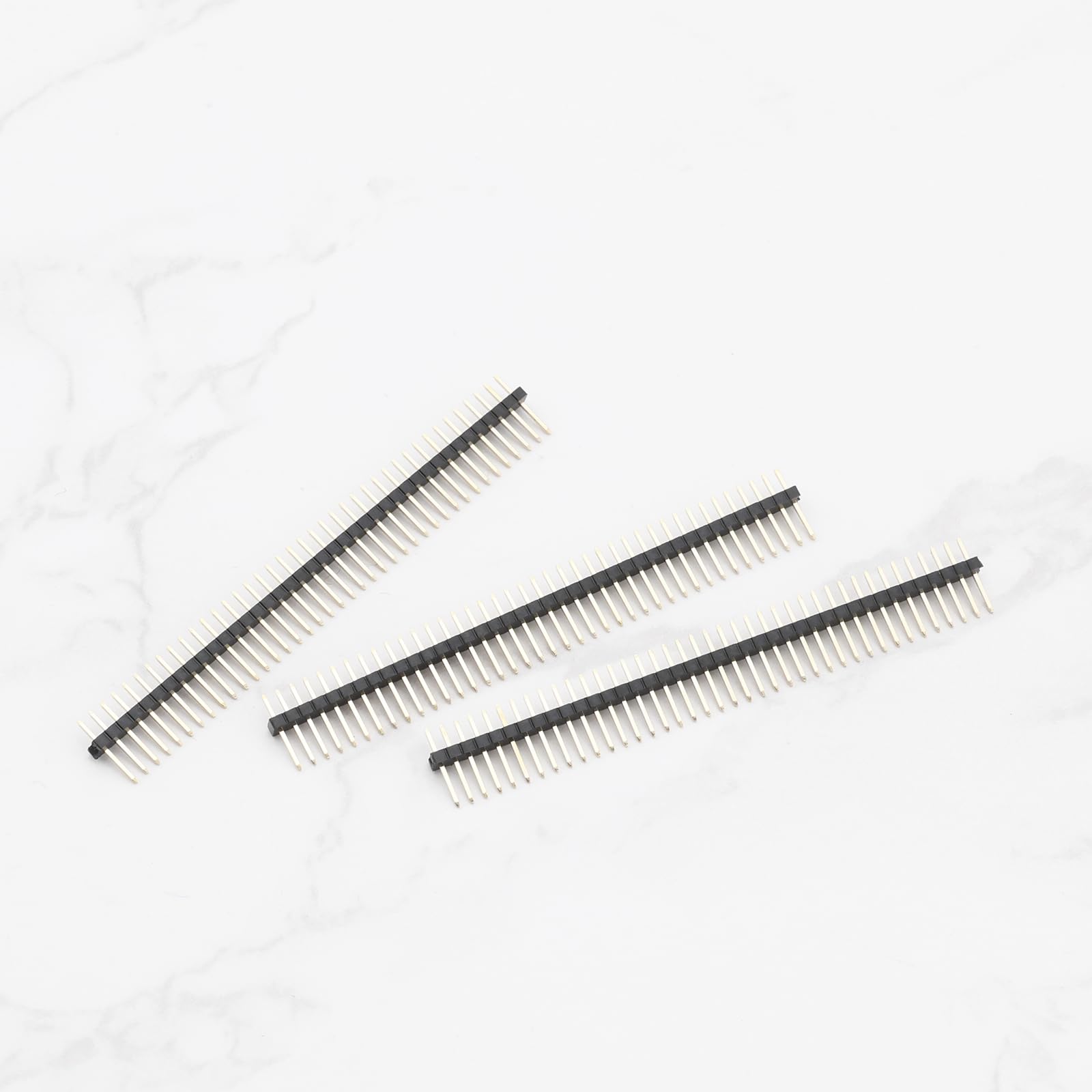 10Pcs 2mm Pitch 1x40 Pin Single Row SMT Male Header Strip Connector | SMD 40 Pin For PCB