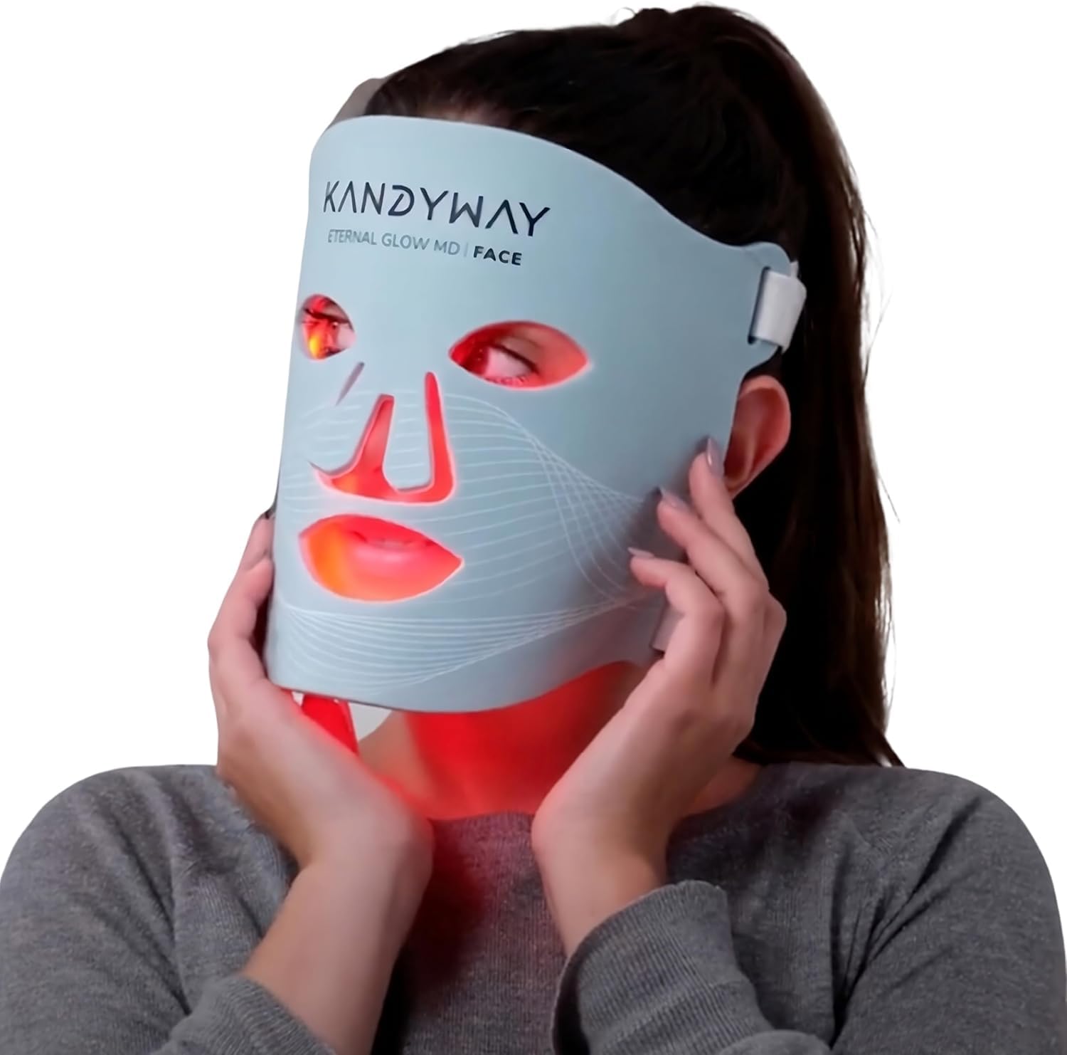 Red Light Therapy Mask FDA Cleared Medical Grade Infrared Red Light Therapy for Face to Reduce Wrinkles Redness