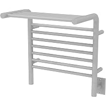 Amba Jeeves MSW Model M-Shelf 11-Bar Hardwired Towel Shelf باللون الأبيض