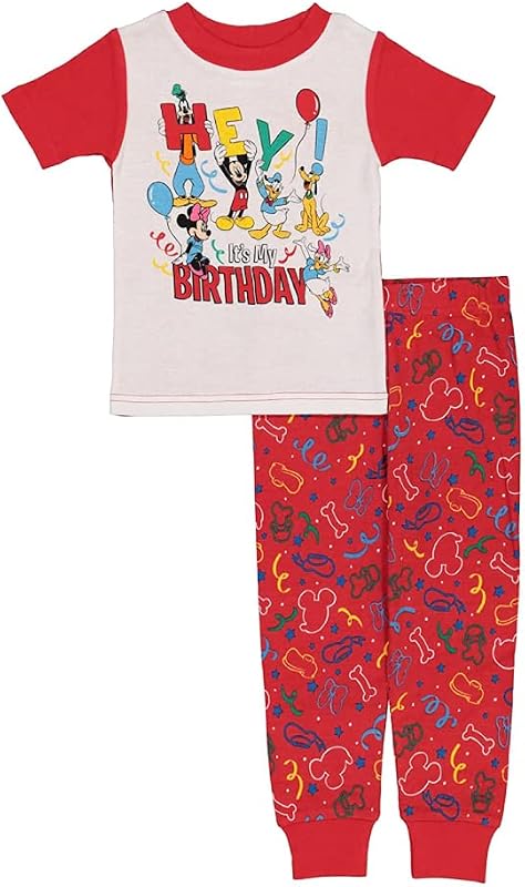 Disney Pijama infantil de algodão com 2 peças