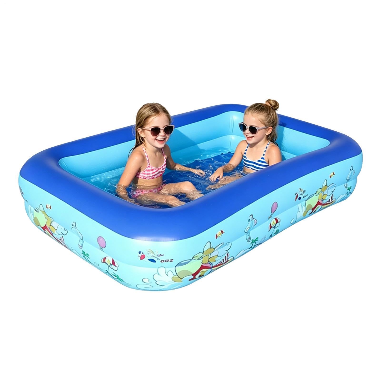 Kids Paddling Pool, Swimming Pool Inflatables, Portable And Leak-proof Multifunctional Easy And Quick To Inflate For Summer Water Party Garden Lawn For Kids & Adults