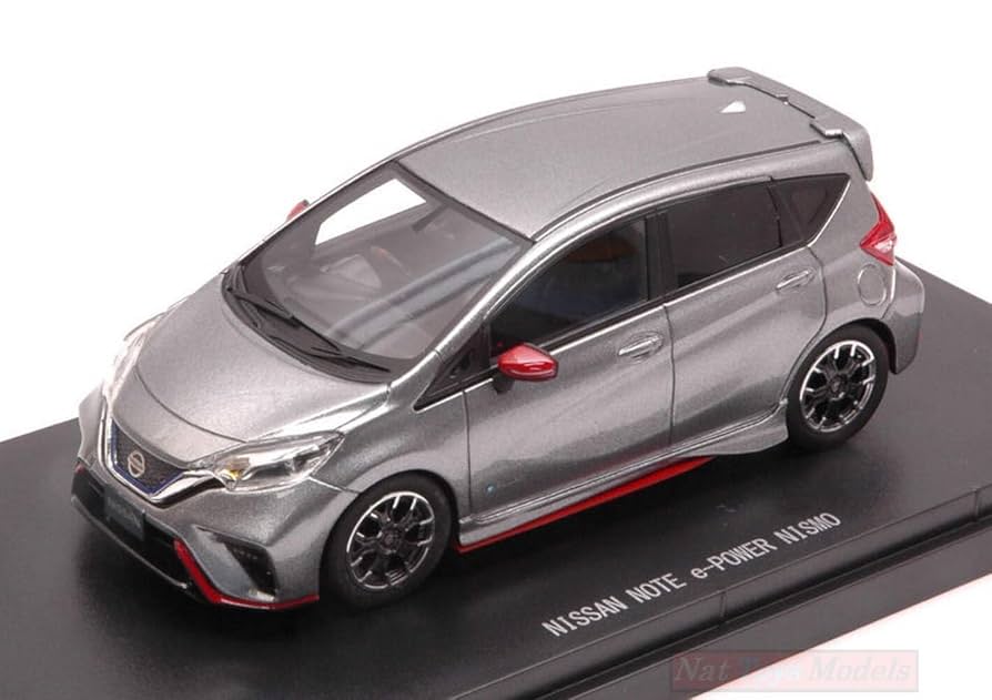 希少 1/43 EBBRO Nissan Note e-power Nismo EBBRO 45440 1:43 NISSAN NOTE e-POWER NISMO 2017 Silver Resin