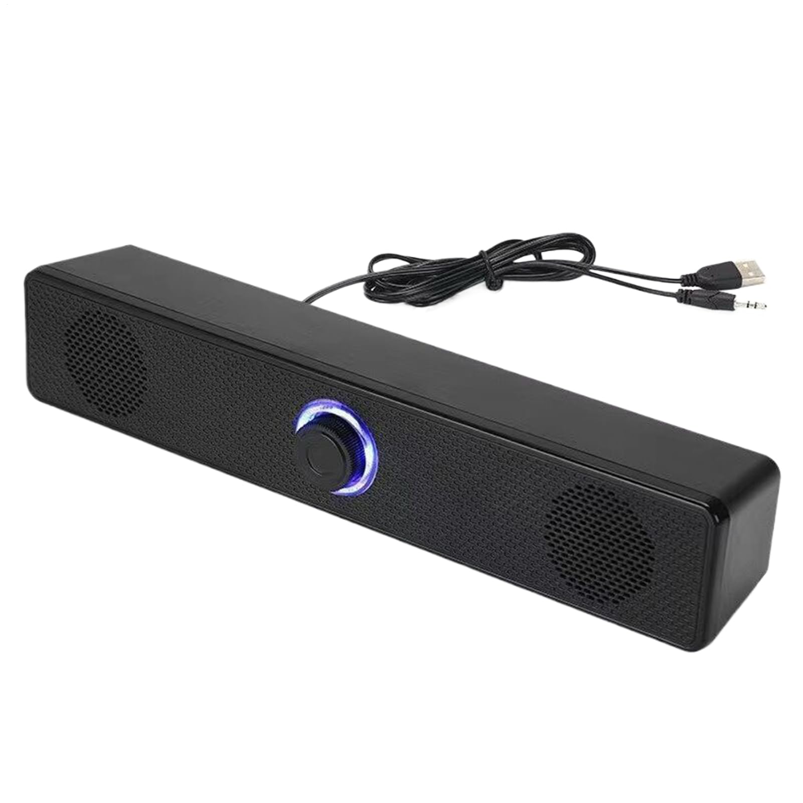 Barra De Sonido para TV,De Cine En Casa Soundbar - De Sonido Inalámbrico con Graves Profundos Y Potenciador De Volumen para TV Escritorio Portátil Proyector