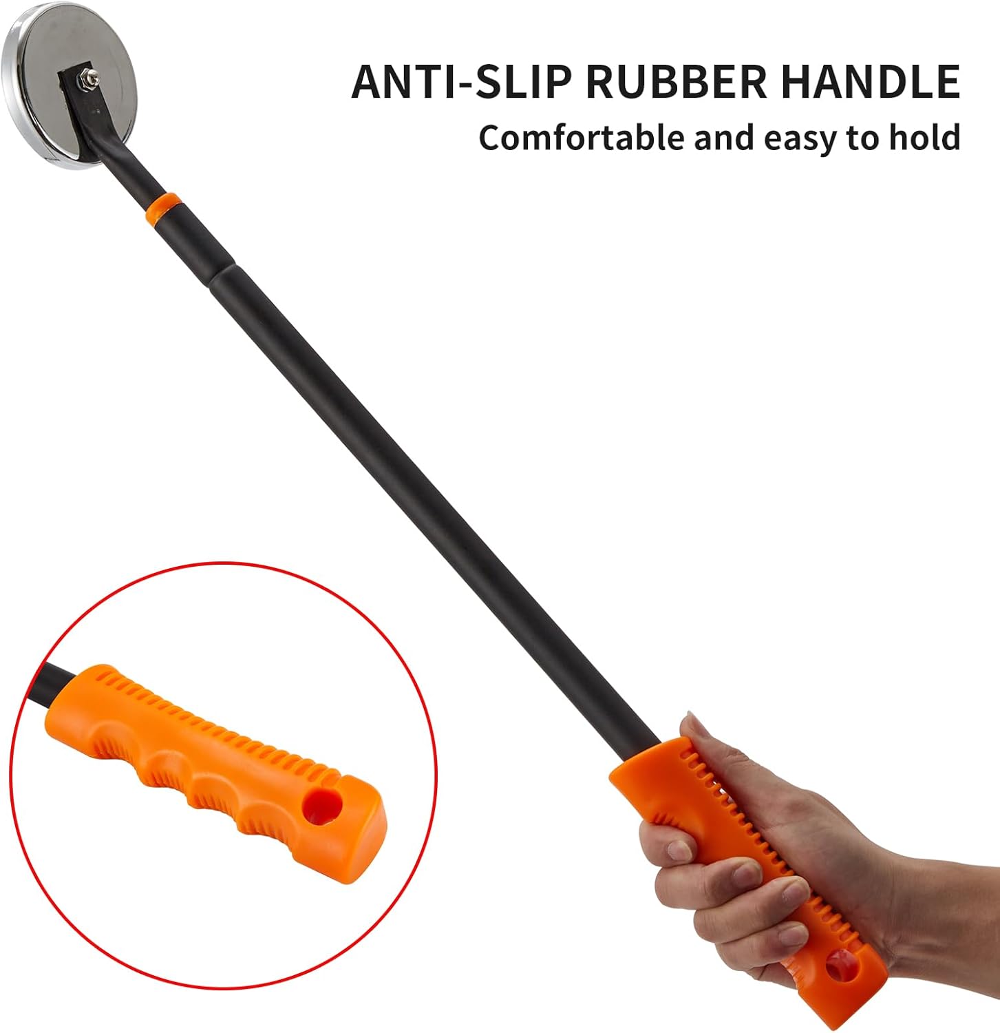 Magnetic Pick up Sweeper Tool - Set of 3 - Telescoping Magnet Stick Tool 40",31" and Flexible Magnetic Pick Up Tool 22", for Hard-to-Reach, Mechanic, Home, Automotive