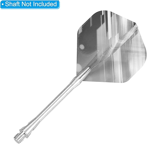 Miniatura 4 de PATIKIL Dart Flights - Accesorios de dardos estándar PET piezas de repuesto para punta de acero suave, estilo de rayas gruesas