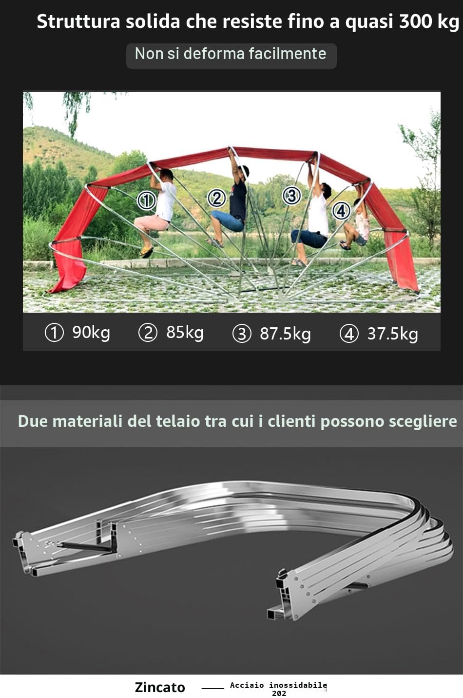BEYSG, tenda per auto completamente automatica e portatile con telecomando, carport pieghevole in acciaio inossidabile per il parcheggio delle auto, carport per auto resistente (grigio 5,9 * 2,7 m
