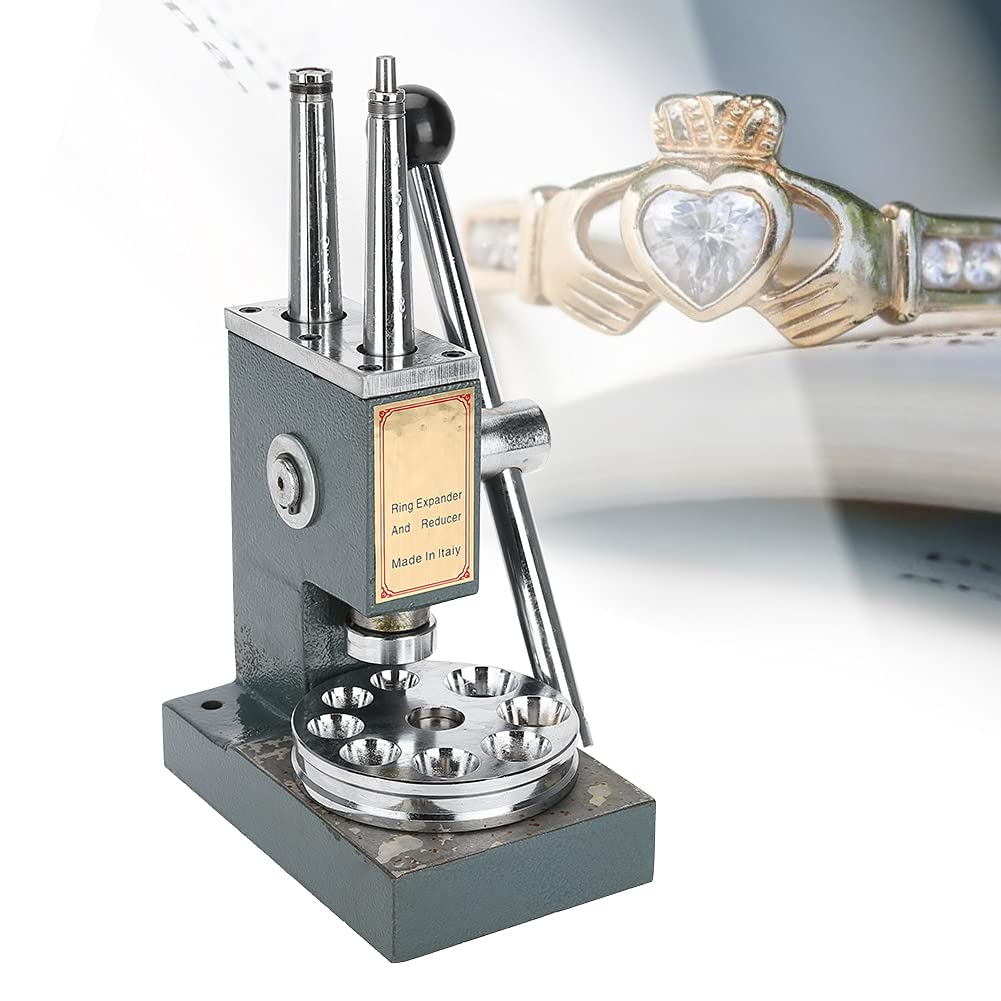 Estirador y reductor de anillos profesional, herramienta de ajuste de tamaño de anillos, dimensionado preciso para reparación de joyas en el hogar, amplía o reduce los anillos de 1
