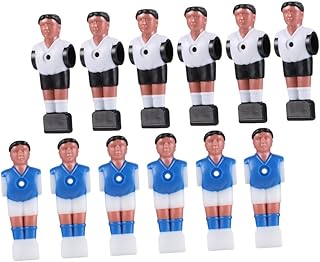 BESPORTBLE 12 Pçs Máquina De Futebol Boneca Mesa De Futebol Jogador De Futebol Acessórios De Futebol Boneca De Mesa De Pebolim Brinquedos Masculinos Mini Futebol Mini Brinquedos Simulação