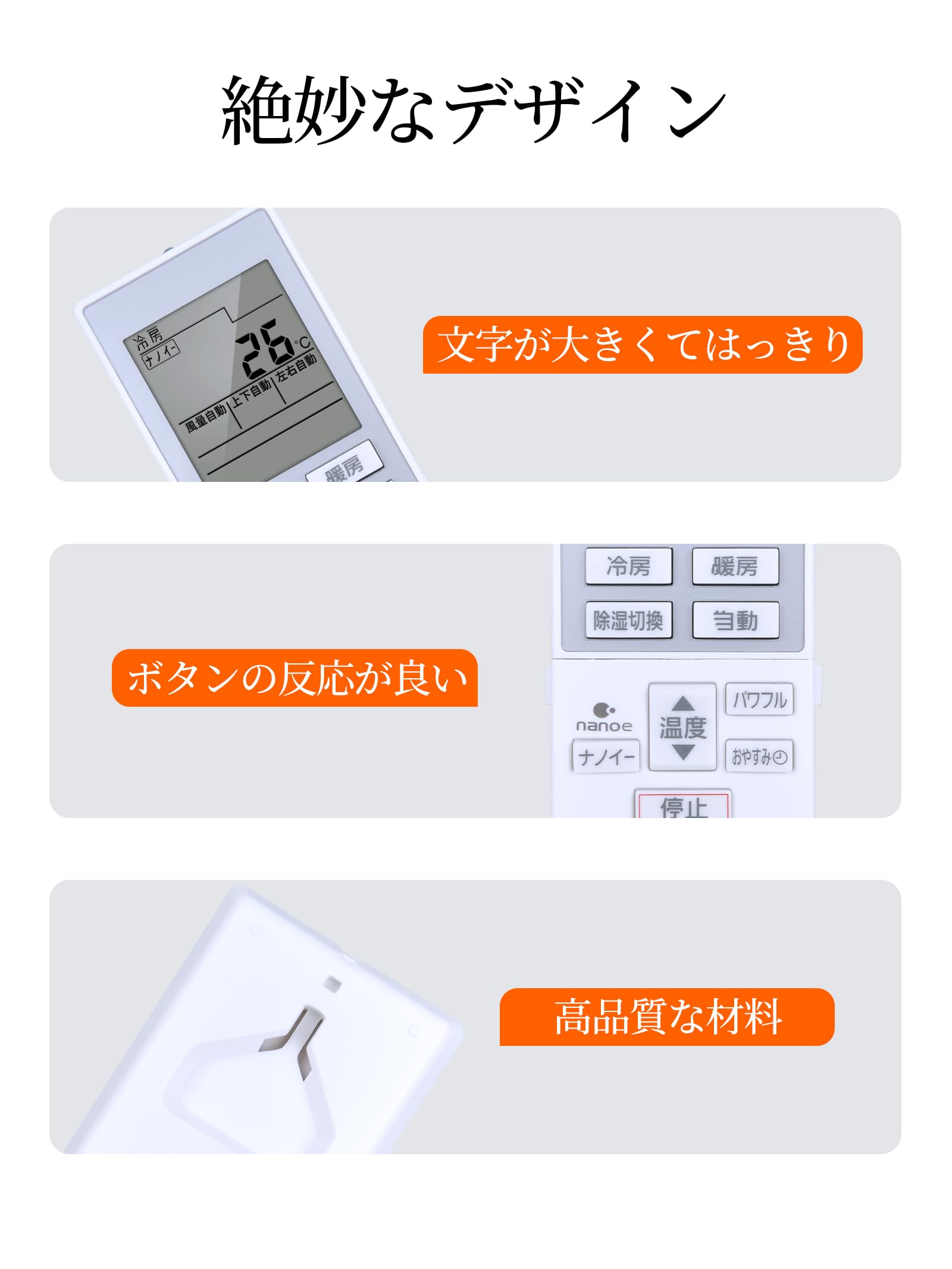 Amazon.co.jp: AHTHA A75C3783 エアコンリモコン for Panasonic 
