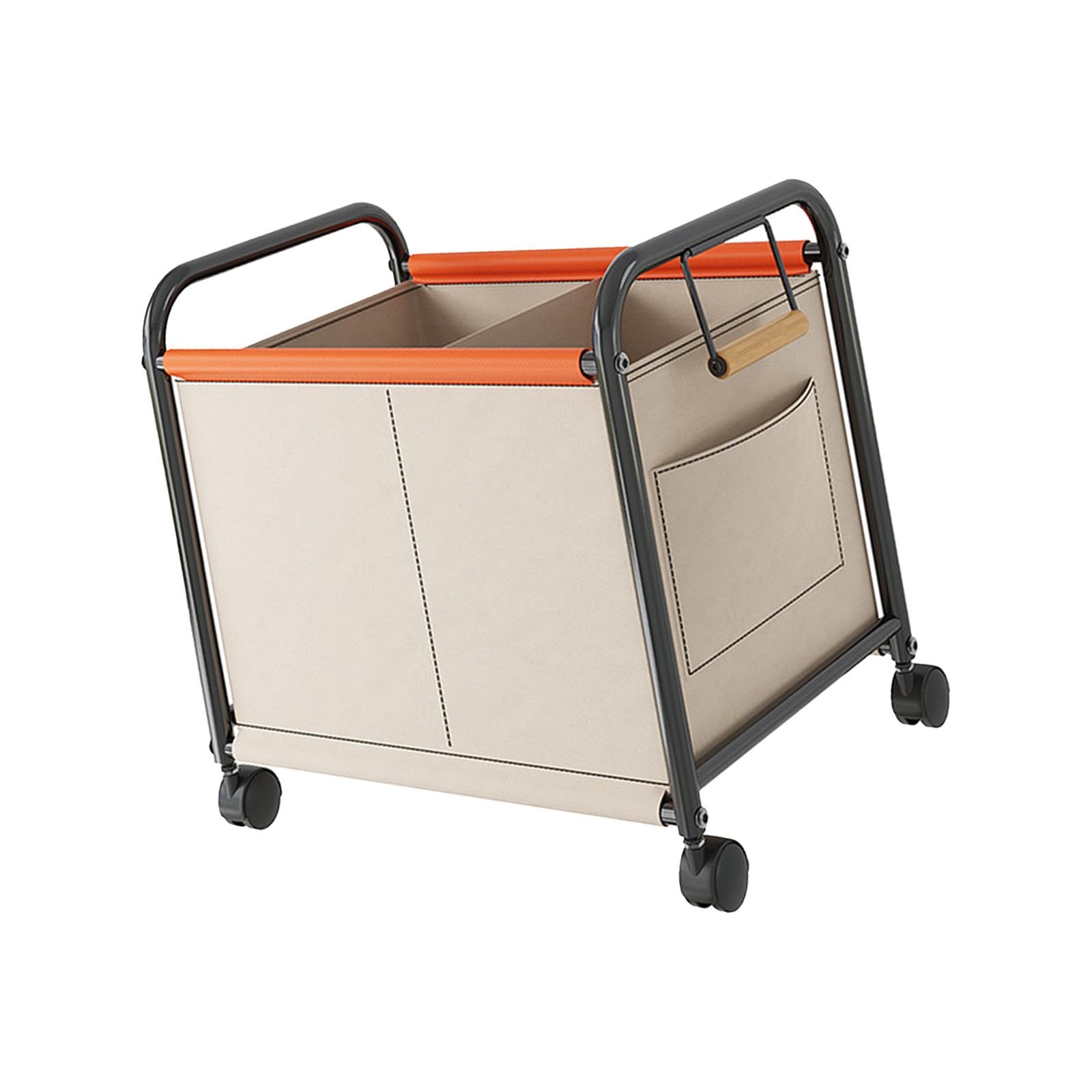 THE STYLE SUTRA® Toy Chest with Wheels Heavy Duty Storage Trolley for Sports Shopping Beige-image-48