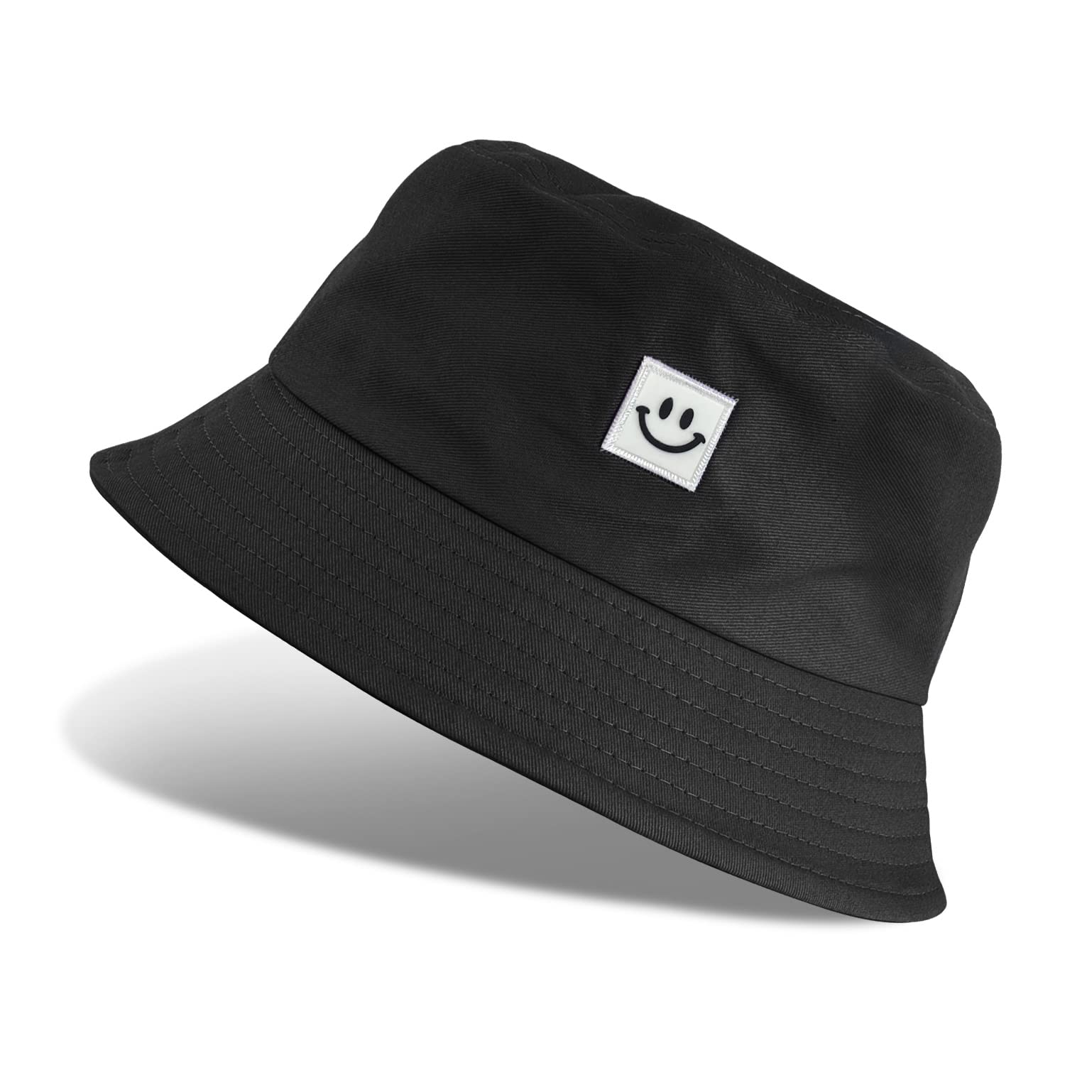 CMTOP Sombrero del Pescador Algodón Plegable Bucket Hat Al Aire Libre Visera Sombrero de Sol de Playa para Senderismo Camping