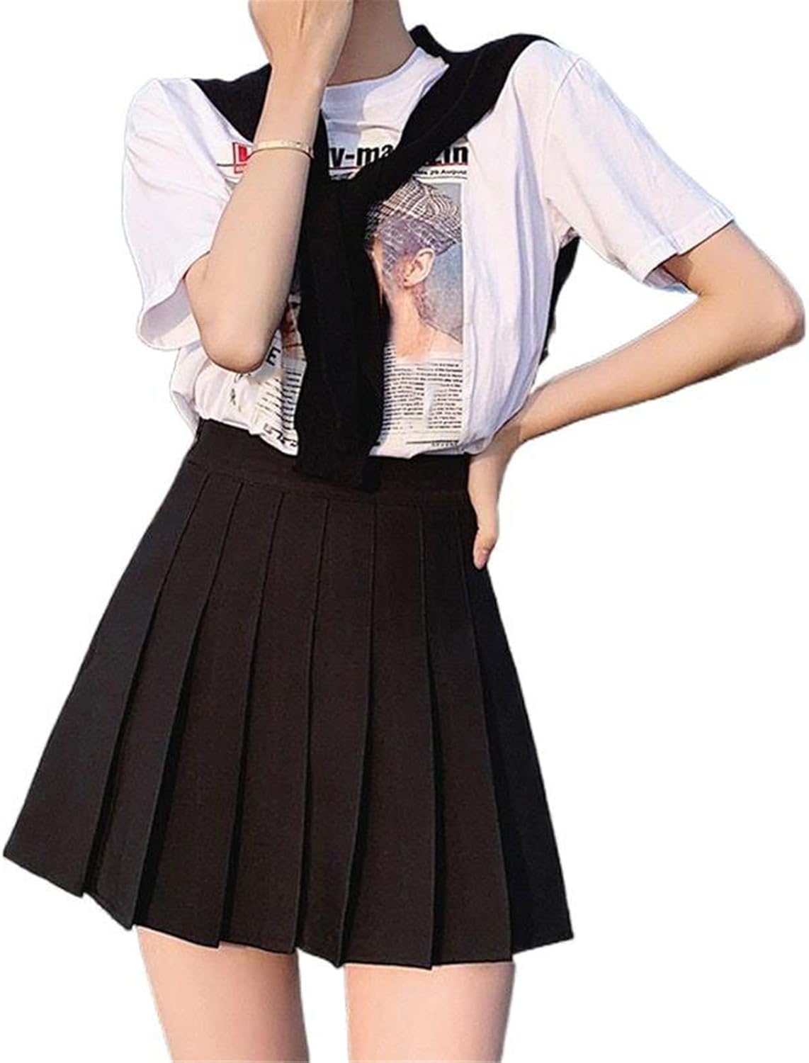 Women's Summer Short Skirt Pleated Mini Commuting Short Party Skirt