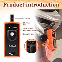 Vista 5 de Herramienta de reaprendizaje TPMS, Sistema de monitoreo de presión de neumáticos, Sensor de presión de neumáticos automático EL-50448, herramienta