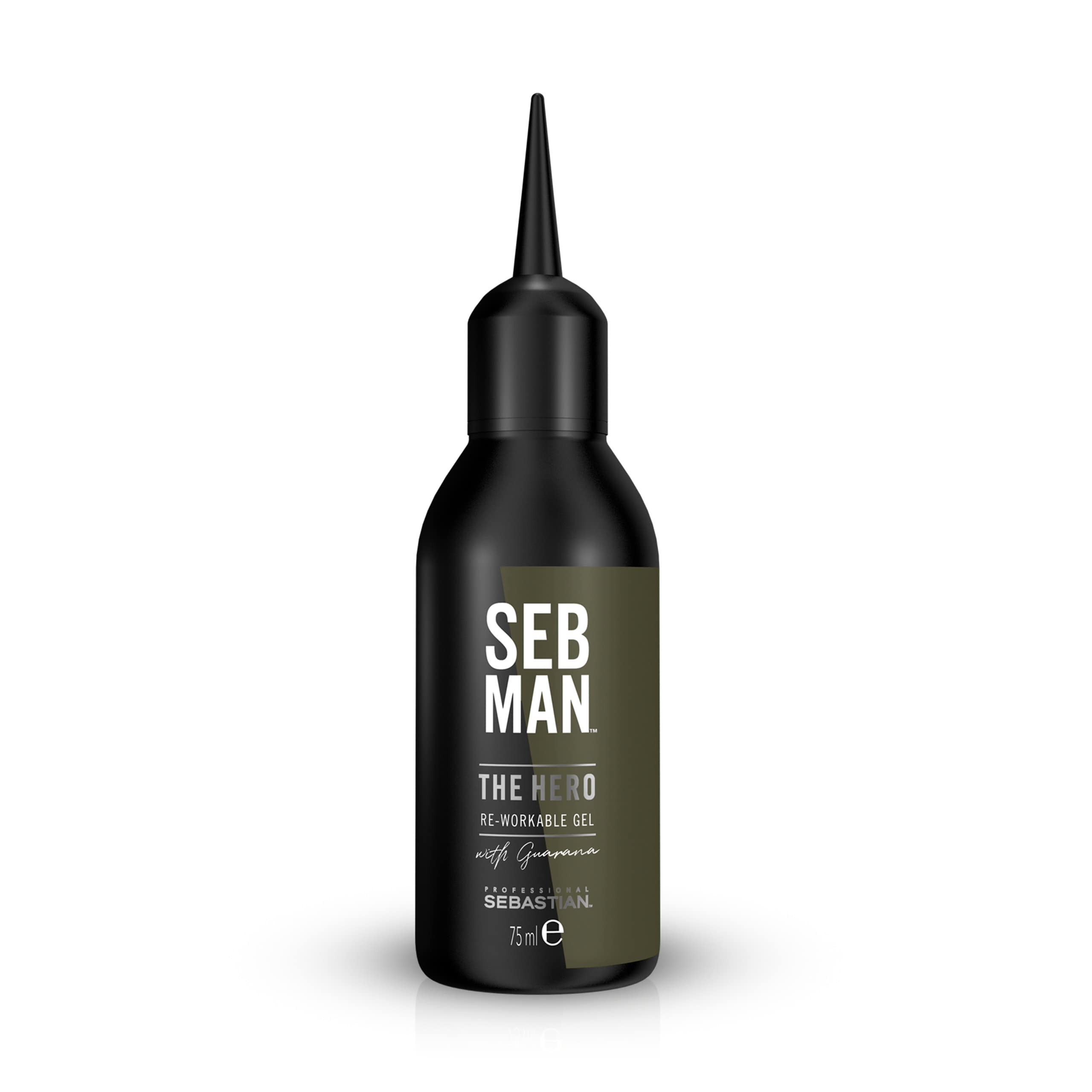 Seb Man The Hero - Remodellierbares Gel - Glänzendes Finish mit starkem Halt - Für alle Haartypen - 1 x 75ml