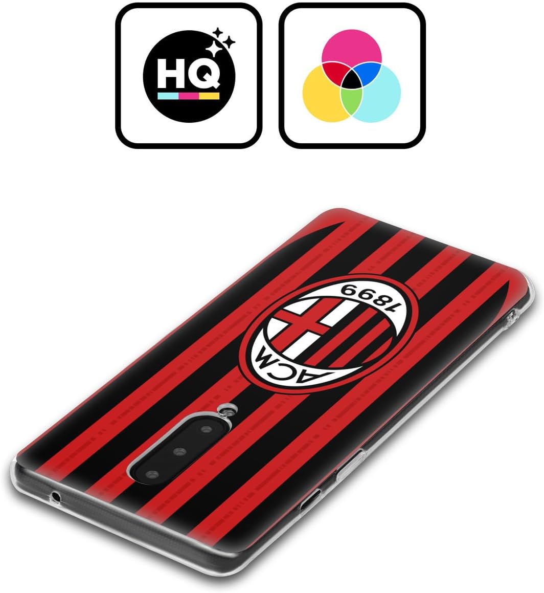 Head Case Designs Officially Licensed AC Milan Home 2024/25 Crest Kit Gel Case [Military Grade Protection] Compatible with Google Pixel 10 Pro XL