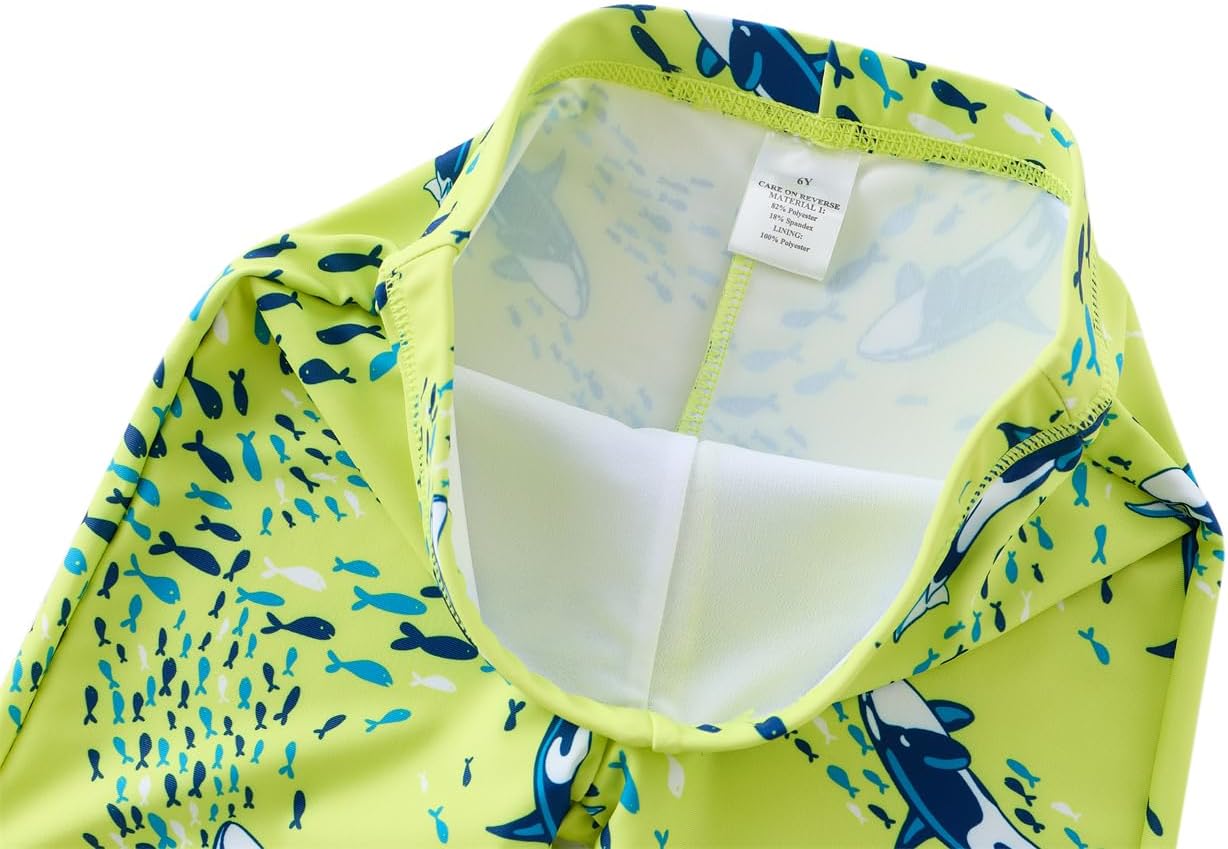 UMELOK Boys' Rash Guard Swim Sets Swimsuit - Image 5