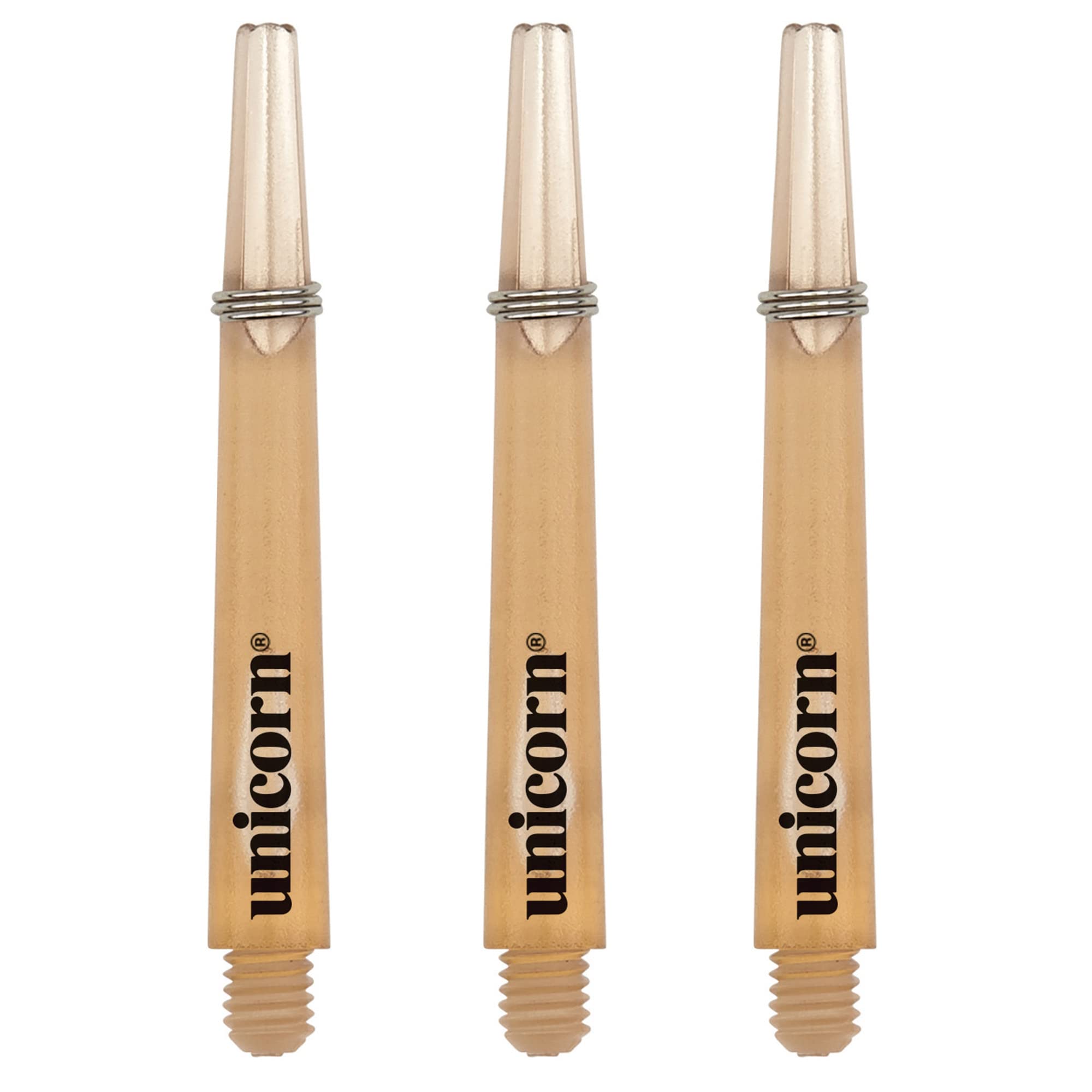 Unicorn Dart Shafts | Gripper 3 Mirage | Durable Nylon | Rosso | 3 Stems | Medium 44.2 mm