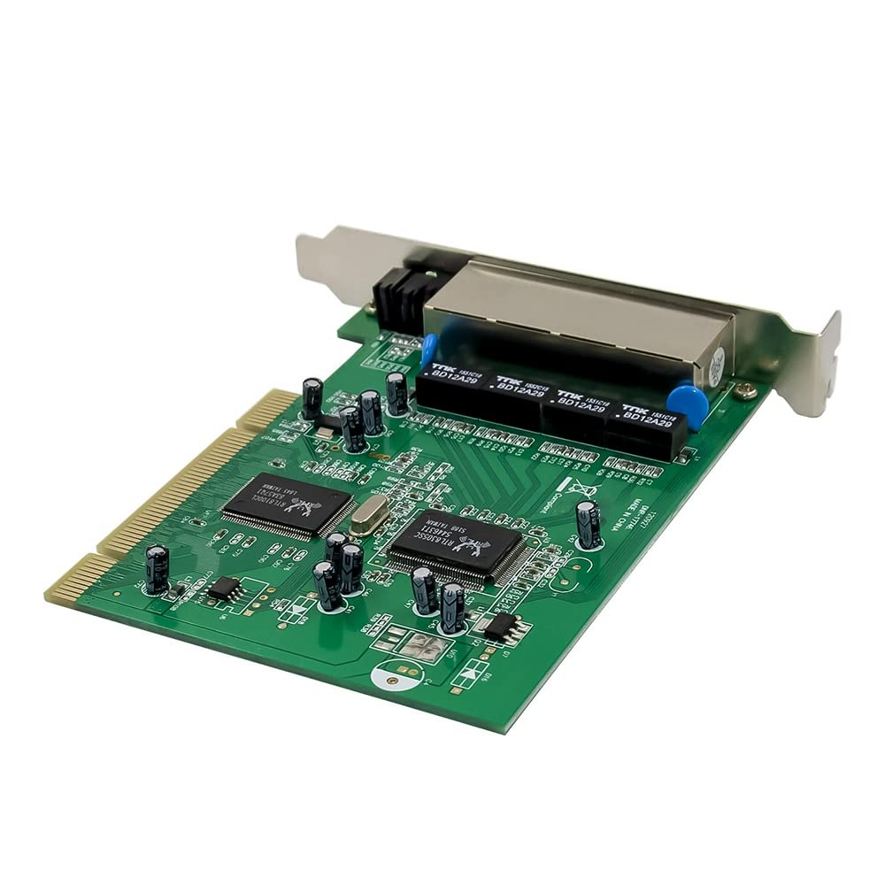 Przełącznik Fast Ethernet 100 Mb/s karta PCIE 4-portowa sieć RJ45 RTL8305+8100CL Chipset do komputera stacjonarnego