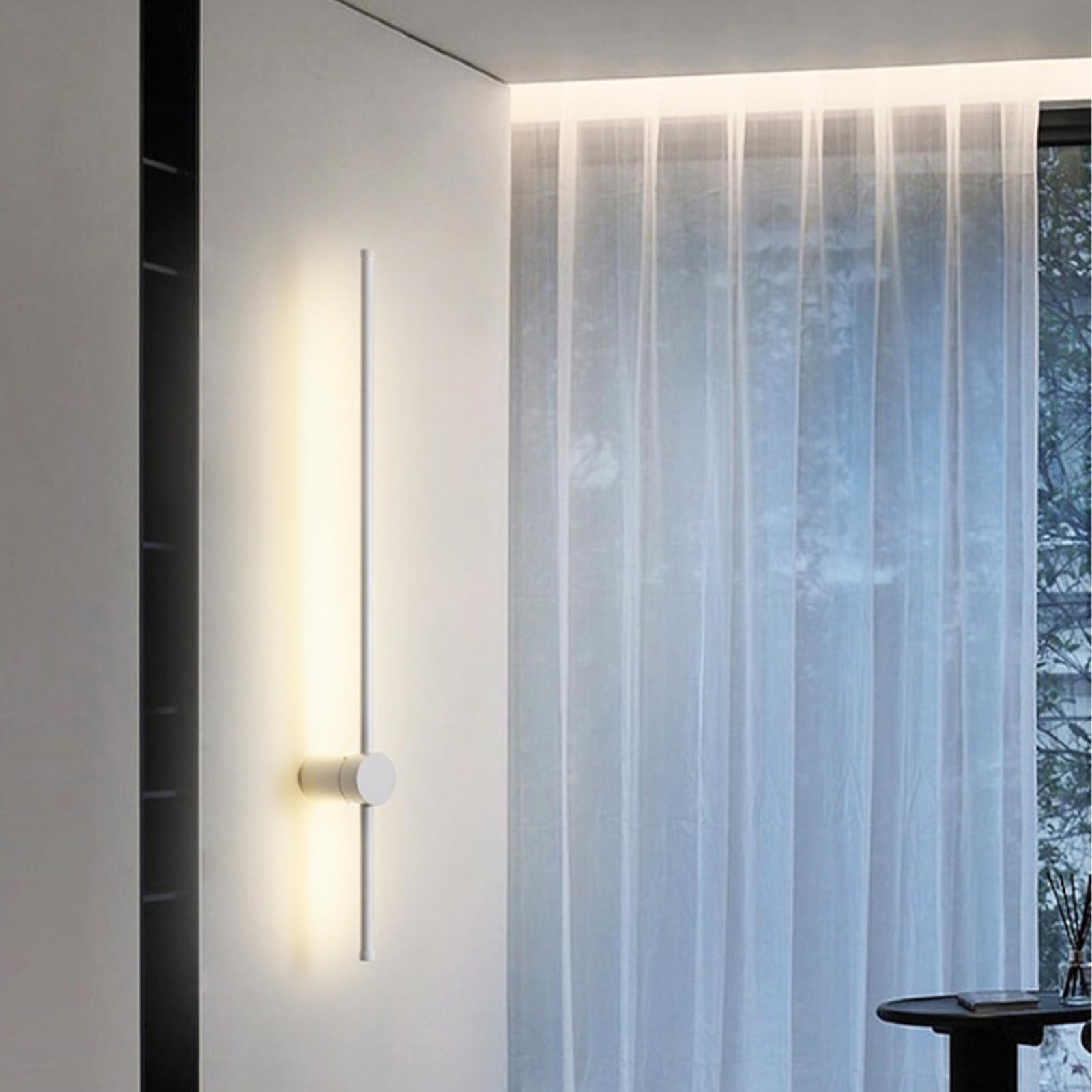 Lámpara de Pared Giratoria 360° Luz Interior LED para Apliques de Dormitorio 60cm 8