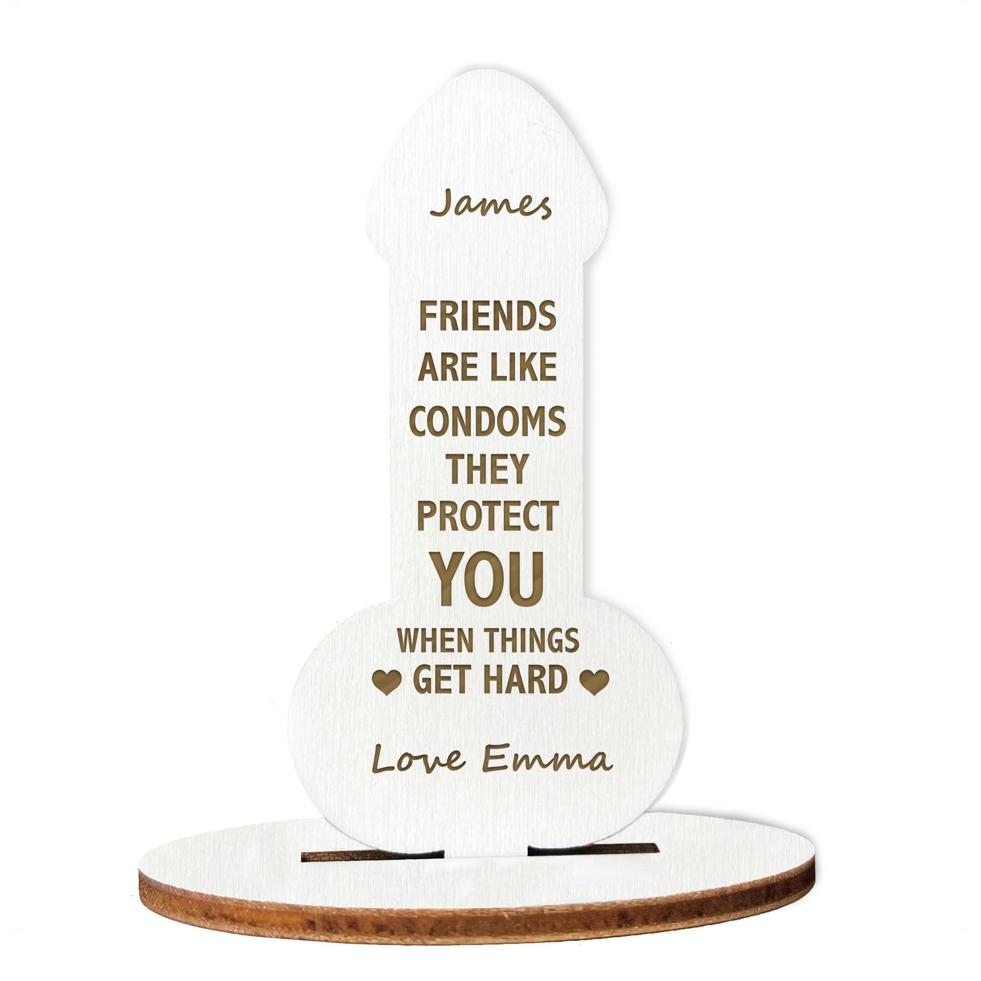 Red Ocean Funny Friendship Plaque Novelty Birthday Christmas For Friend Personalised