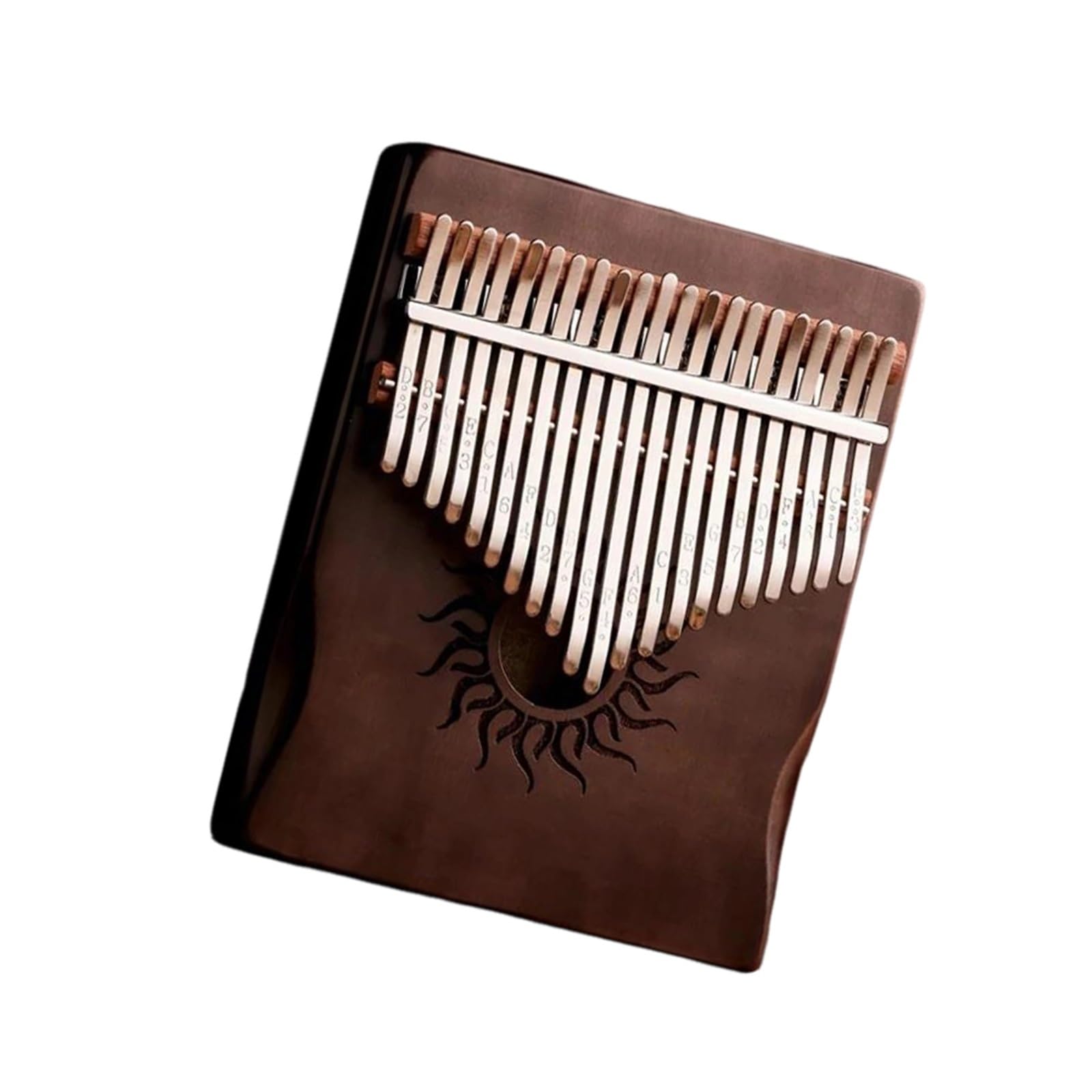 Juego Profesional De Kalimba De 17 Teclas Para Principiantes Y Adultos(Brown)
