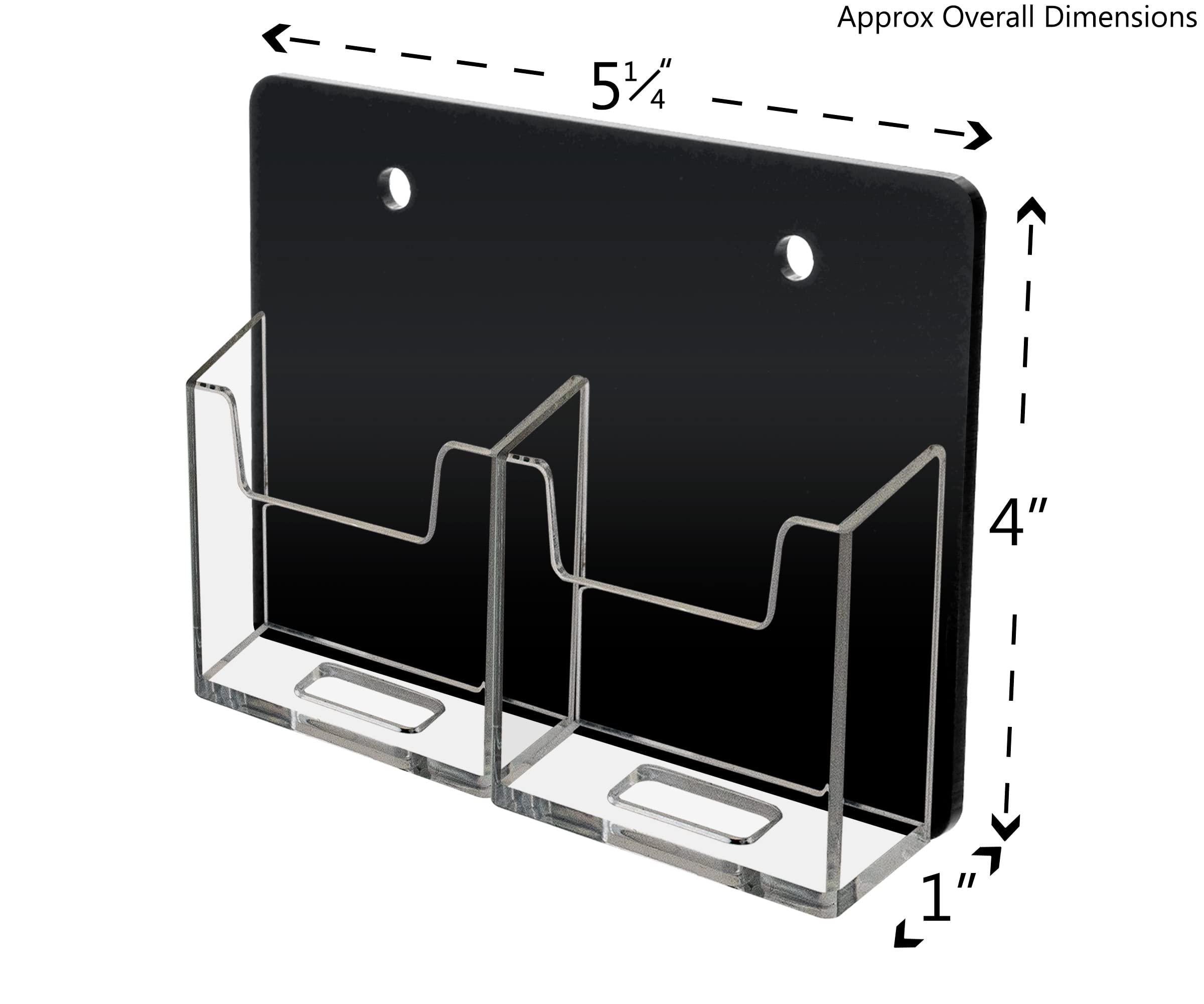 Amazon.com : Marketing Holders Gift Card Business Card Multi Pocket Vertical  Wall Mount Display Holder (1, 2 Pocket) : Office Products
