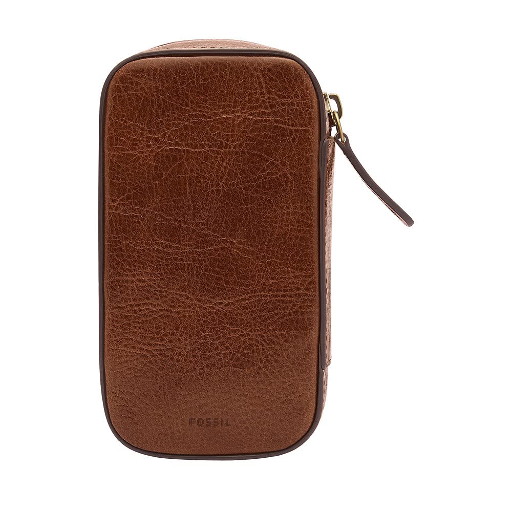 Fossil Regalo per le donne Travel, Estuche para pasaporte de piel ecológica marrón 11.43cm Largo x .508cm Ancho x 13.97cm Alto SLG1499200