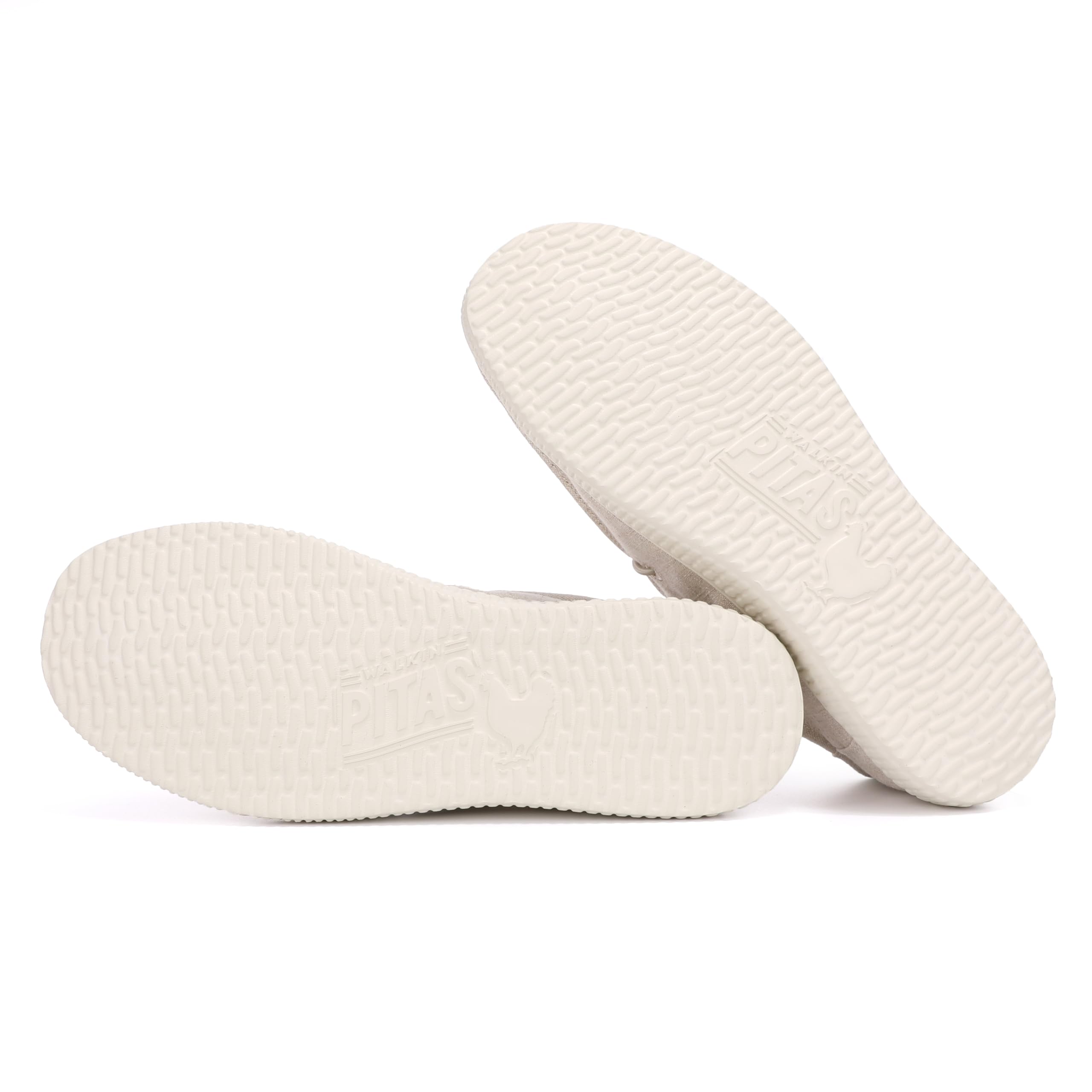 PITAS WP150 Linen Mocasines de Hombre Náuticos Casual Zapatillas de Tela Sin Cordones