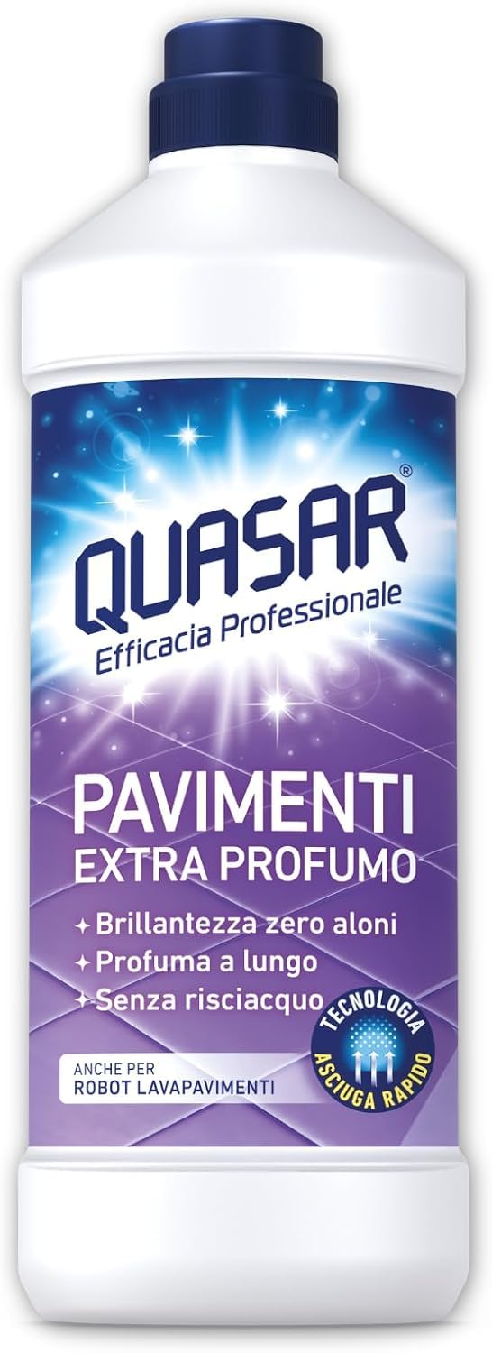 Italian Gourmet Bundle - Limpiador de suelos con aroma extra, 8 x 1000 ml + Polpa Italian Gourmet gratis – Limpiador de suelos profesional, brillo sin rayas, fragancia duradera, sin aclarado ni