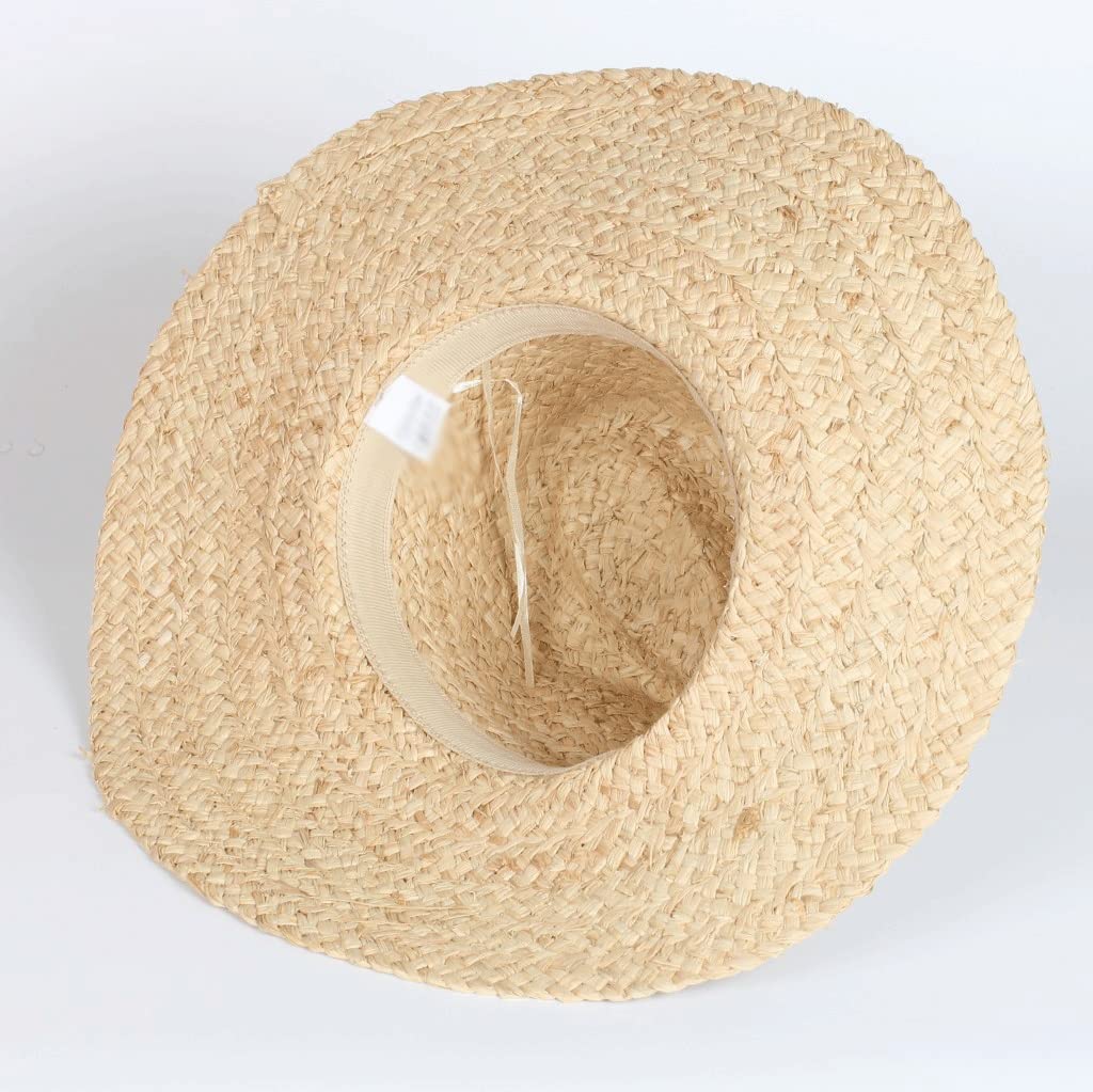 Sombrero Mujer Rafia Verano Protección Solar Disquete Sombreros De Playa Plegables para Mujer