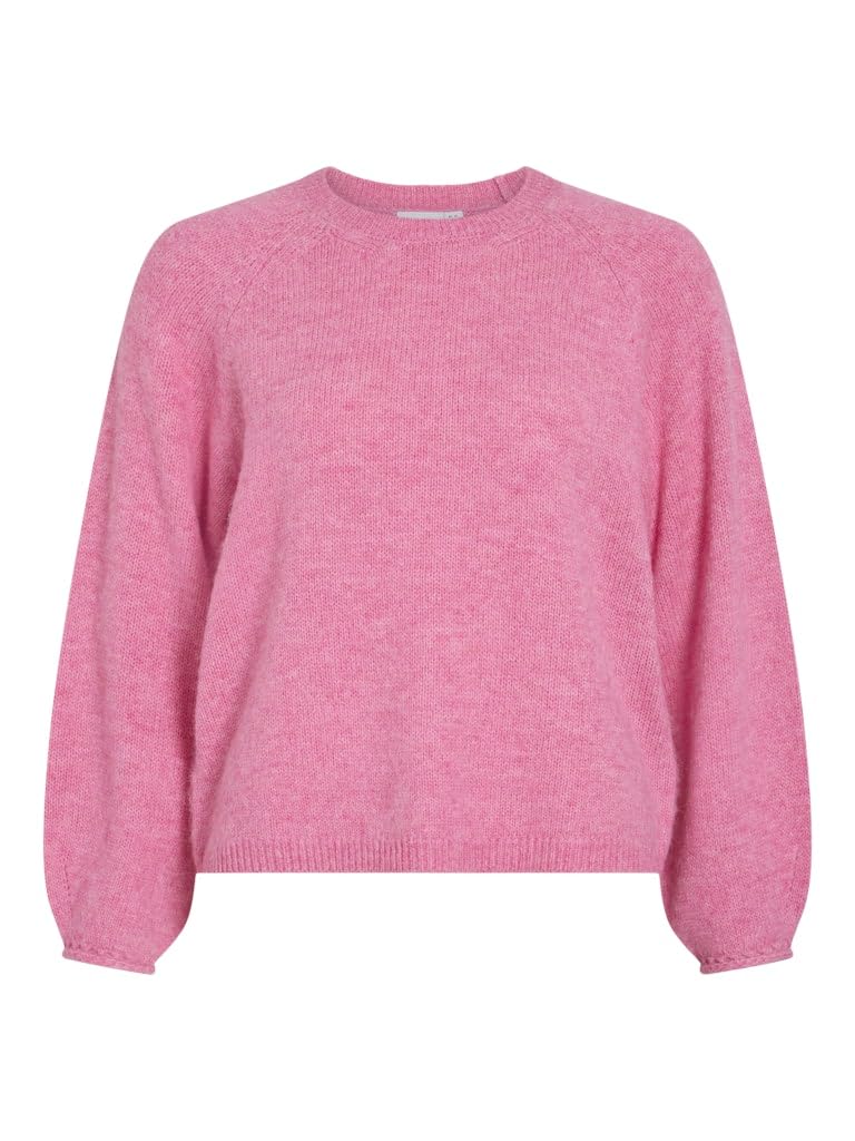 Vila Damen Visapna O-Neck L/S Knit Top/Pb