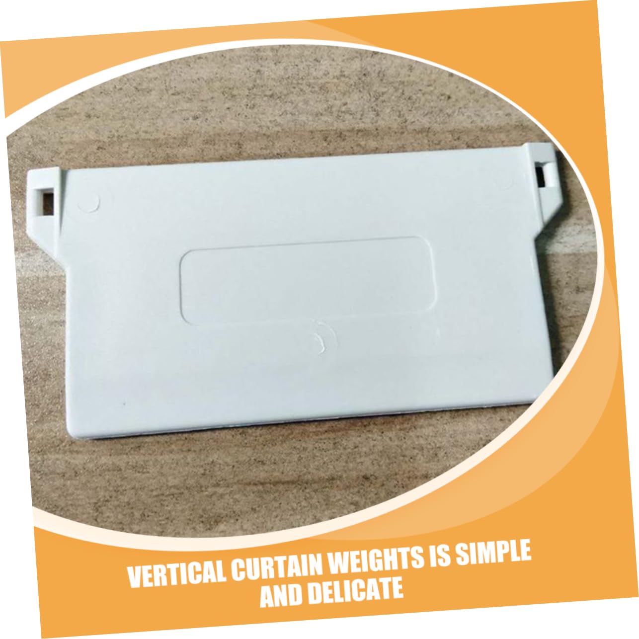 DECHOUS 48pièces Poids De Remplacement pour Stores Vénitiens Verticaux Accessoires Plastique pour Lamelles De Store Vertical Compatible avec Divers Intérieurs
