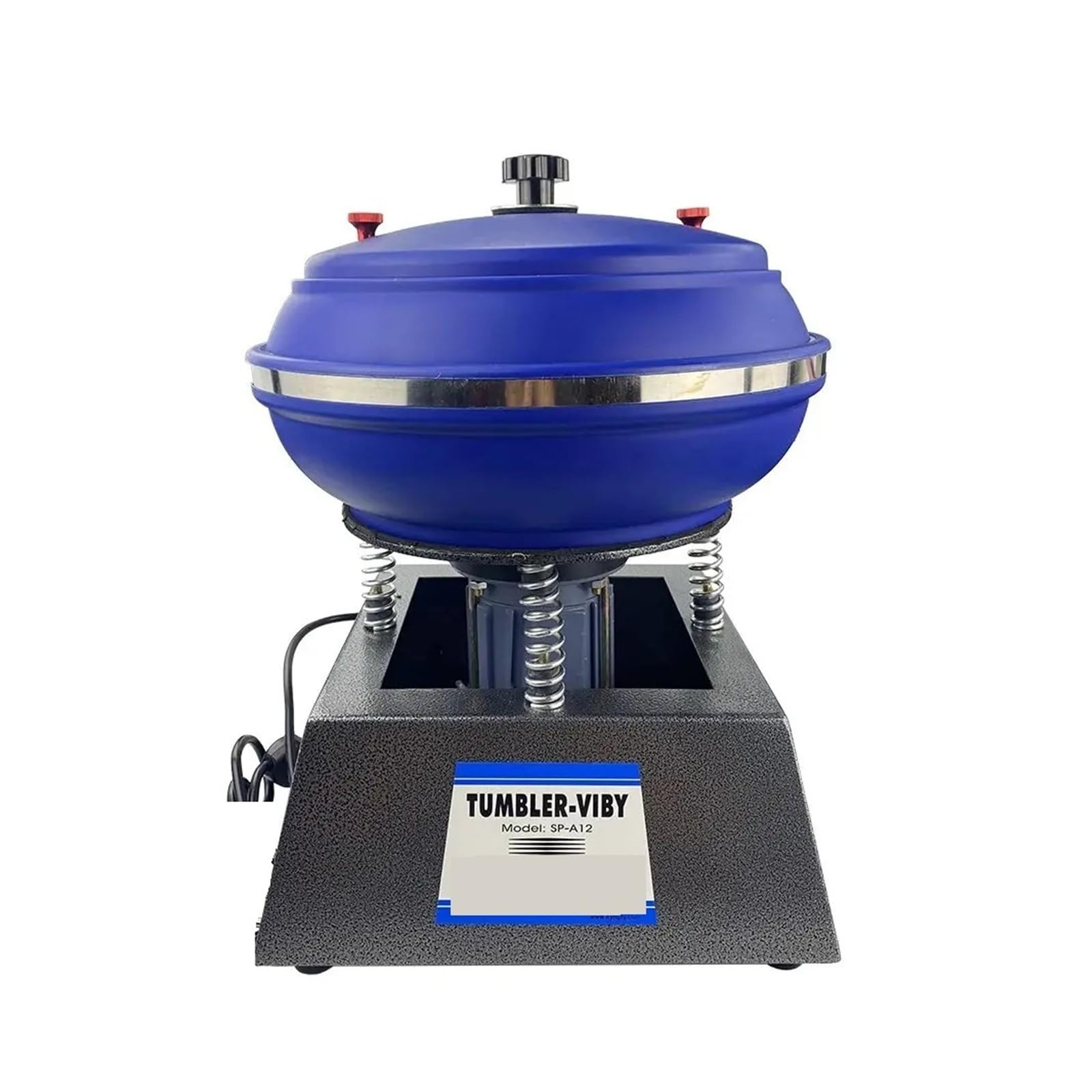 Lucidatrice industriale vibrante da 12" for gioielli/metalli/parti auto, finitura lucida e rimozione delle sbavature Prestazioni potenti