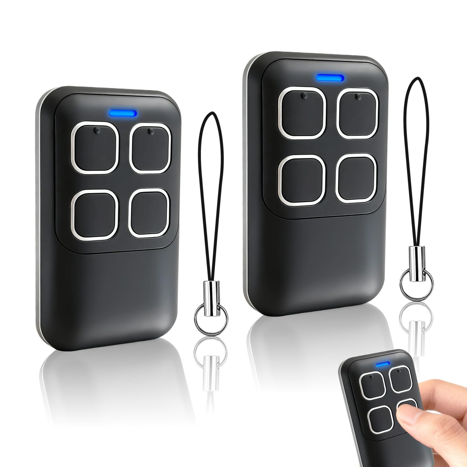 Garagentor Fernbedienung 2 Stück 868MHz Kompatibel mit Hörmann Handsender BS Bisecur HSE1 HSE2 HSE4 868 BS | HS1 HS4 HS5 HSS4 HSP4 HSD2 HSZ 1 868 BS Garagentoröffne Fernbedienung