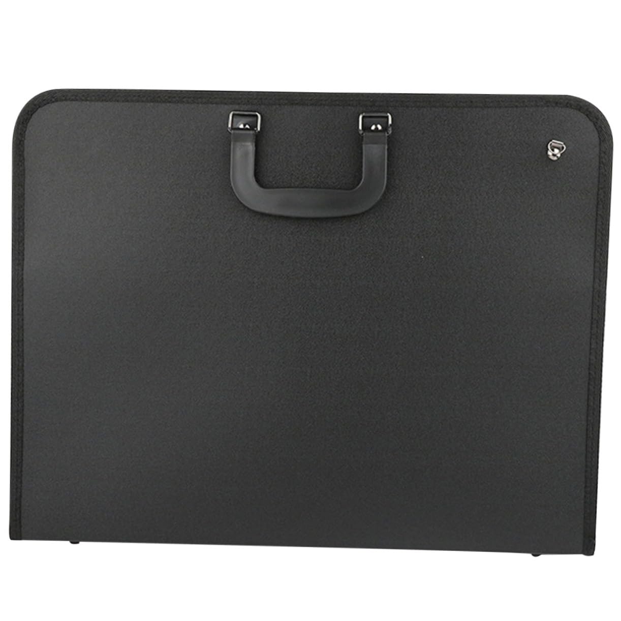SHINEOFI Carpeta Dibujo para Artistas, Bolsa de Almacenamiento de Arte Negra en Tejido Oxford 600d, Ligera Asa, Adecuado para Transportar Obras