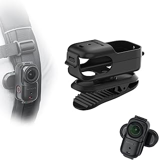 DJI Osmo Nano 用 バックパッククリップ 360度回転 シャークの歯 横置き 縦置き バックパックのストラップ、帽子側、服の上に対応 取り付け簡単 Osmo Nano アクセサリー (タイプ1)
