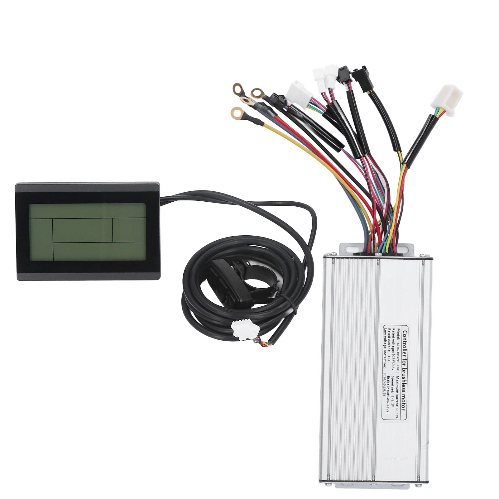 Zestaw kontrolera fali sinusoidalnej do roweru elektrycznego Panel LCD3 akcesoria przepustnicy kciuk do silnika 48 V 1000 W 1500 W