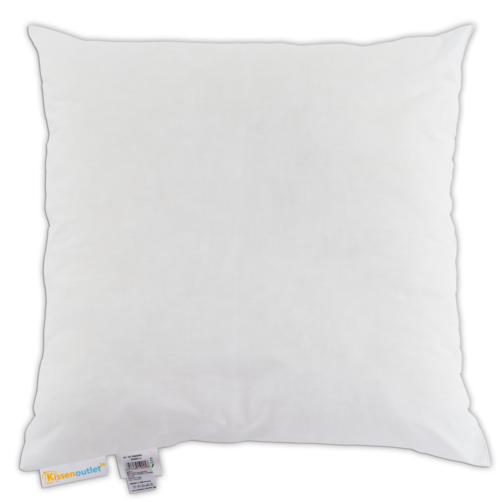 2er Set Kissen 70 x 70 cm, Ökotex, waschbar bis 60 Grad, Made in DE, Sofakissen, Kissenfüllung, Zierkissen für Allergiker, Premium