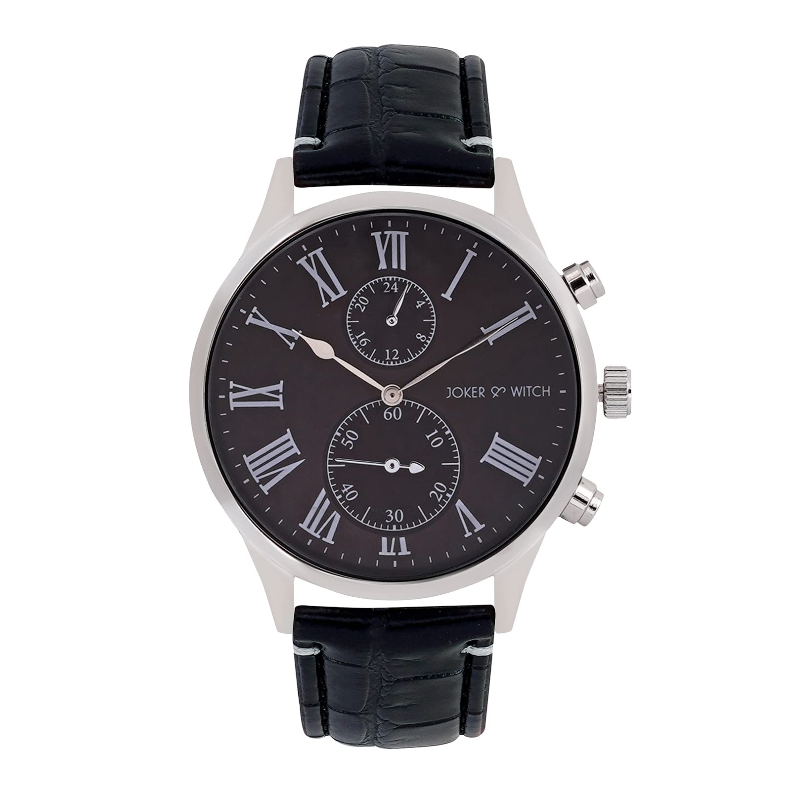 Joker & Witch Leather Heisler Black Dial Pu Analogue Watch For Men, Black Band (B0C69ZM6PM) Amazon Price History, Amazon Price Tracker