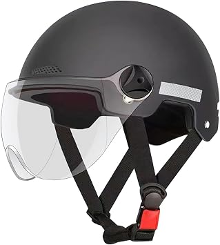Motorcycle Helmet For Men Women Lightweight Shock Absorbing Breathable Summer Comfort With Adjustable Fit For Fun Riding Adult Cycling Helmet Ventilation Impact Resistant