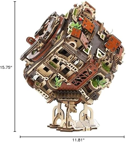 Rompecabezas 3D de madera para adultos - Brain Teaser - Caja de rompecabezas - Architecto - Nivel difícil - 901 piezas