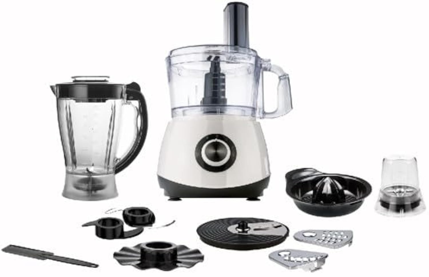 Daewoo DFP 3230 - Food Processor with 25 Functions 800W - White - 2 Year Warranty.