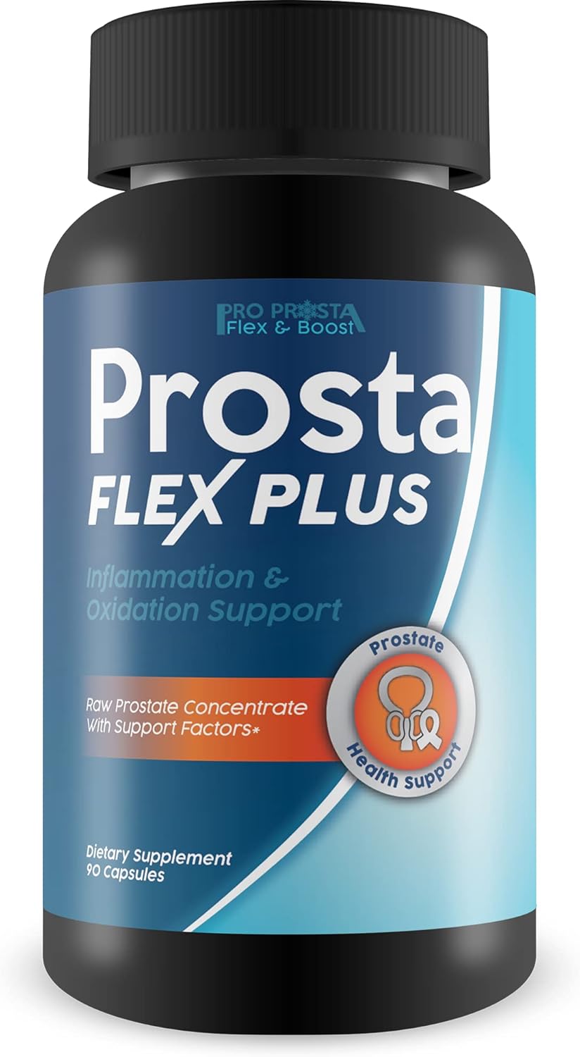Pro Prosta Flex Plus - Support Reduced Swelling, Improved Circulation, Reduced Oxidative Stress, and Better Overall Health - Herbal Blend with Turmeric for Prostate - Male Formula