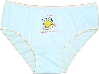 بانتي مرتفع الخصر قطن بتصميم مطبوع وأطراف أستك للنساء من دهب