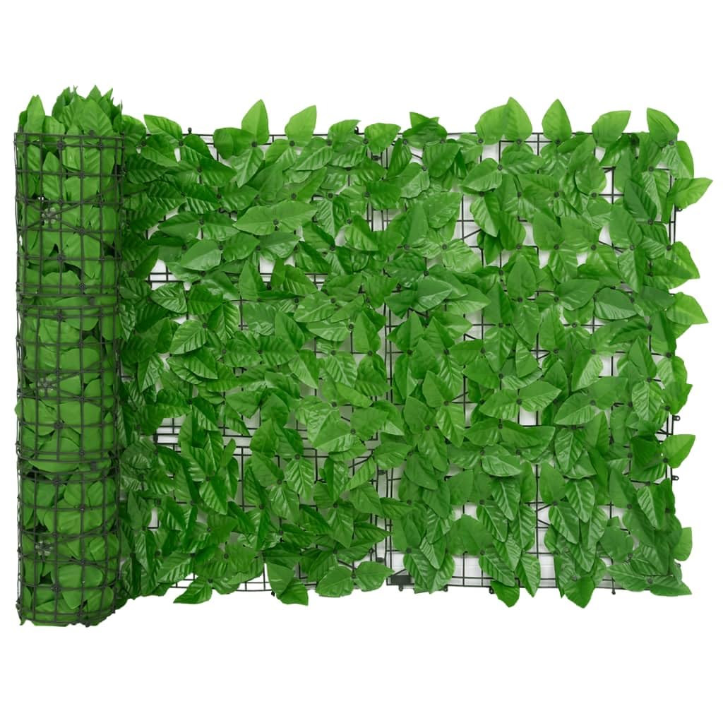 Homgoday Zewnętrzny parawan, Balkon Parawan z zielonymi liśćmi 200 x 75 cm, na zewnątrz do ogrodu, parawan zewnętrzny ogród, separe przegroda zewnętrzna Model3216421
