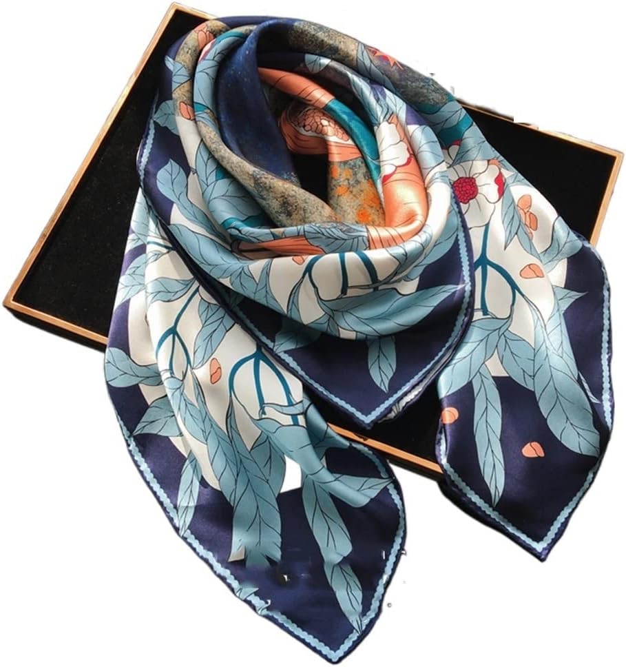 Fashion Large Square Scarf Silk Ladies Shawl Clothing With Accessories