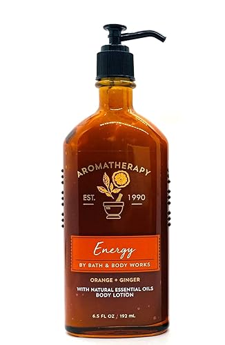 Bath & Body Works Aromatherapy Energy - Orange + Ginger Body Lotion, 6.5 Fl Oz - 6.5 Fl Oz (Pack of 1)