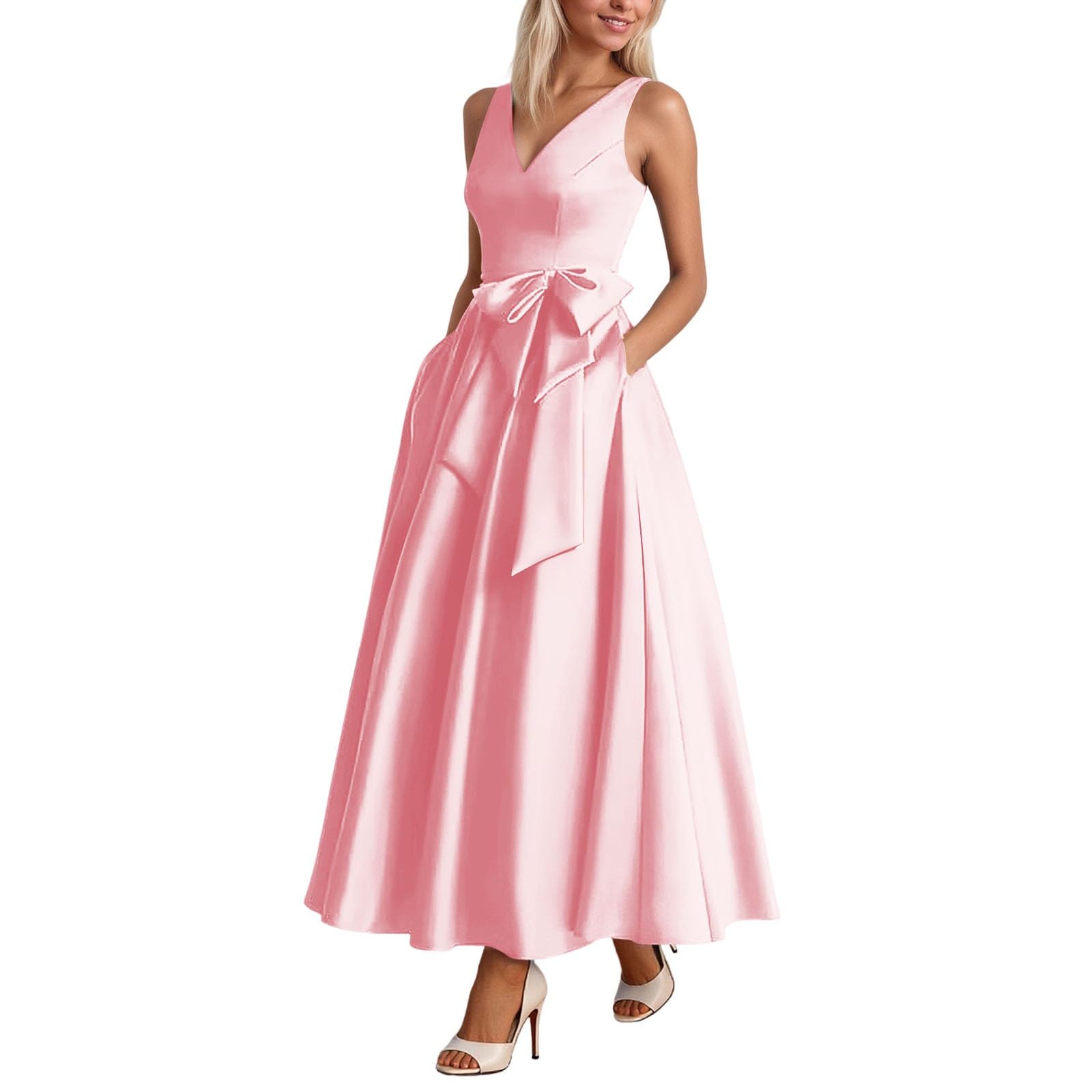 Vestido de mujer elegante de satén, vestido de noche, ocasiones festivas, vestido de cóctel, vestido de baile, diseño cómodo, vestido de fiesta de alta calidad, corte ajustado, vestidos de fiesta