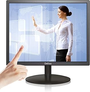 17 Inch Touch Screen Monitor Small LCD Display CCTV Camera Multi-Touch Surveillance Monitor MultiFunction interface HDMI AV BNC VGA USB Input 1280x1024 Full HD Built-in Speakers