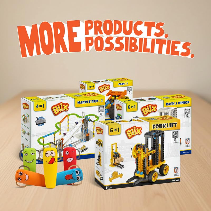 Image of Blix E-Circuits Motion, STEM Robotics Toy with 31 Components for Kids Aged 8+. Educational Robotic to Teach How Motion-Based Circuits Work